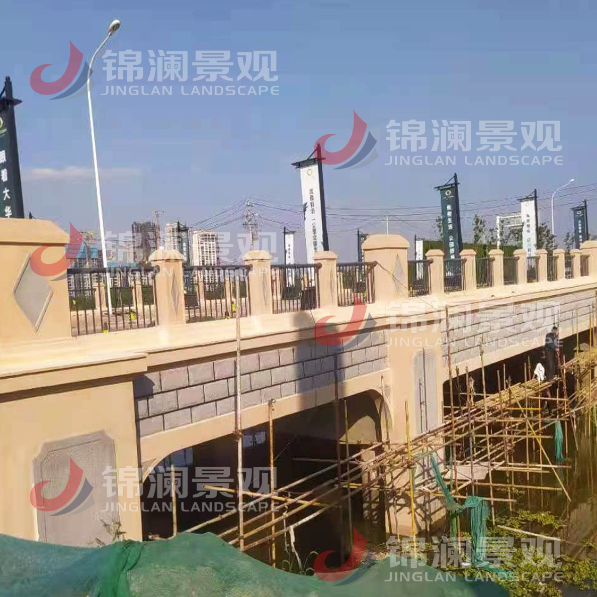 铸造石栏杆,铸造石挂板,晶铸石挂板,晶铸石栏杆,铸造石树池坐凳,泰科石树池,晶铸石,精铸石,泰科石,铸造石桥梁装饰