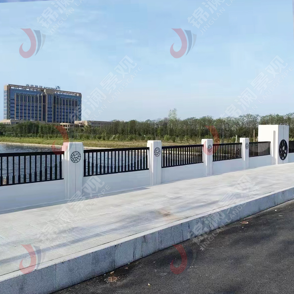 铸造石栏杆,铸造石挂板,晶铸石挂板,晶铸石栏杆,铸造石树池坐凳,泰科石树池,晶铸石,精铸石,泰科石,铸造石桥梁装饰