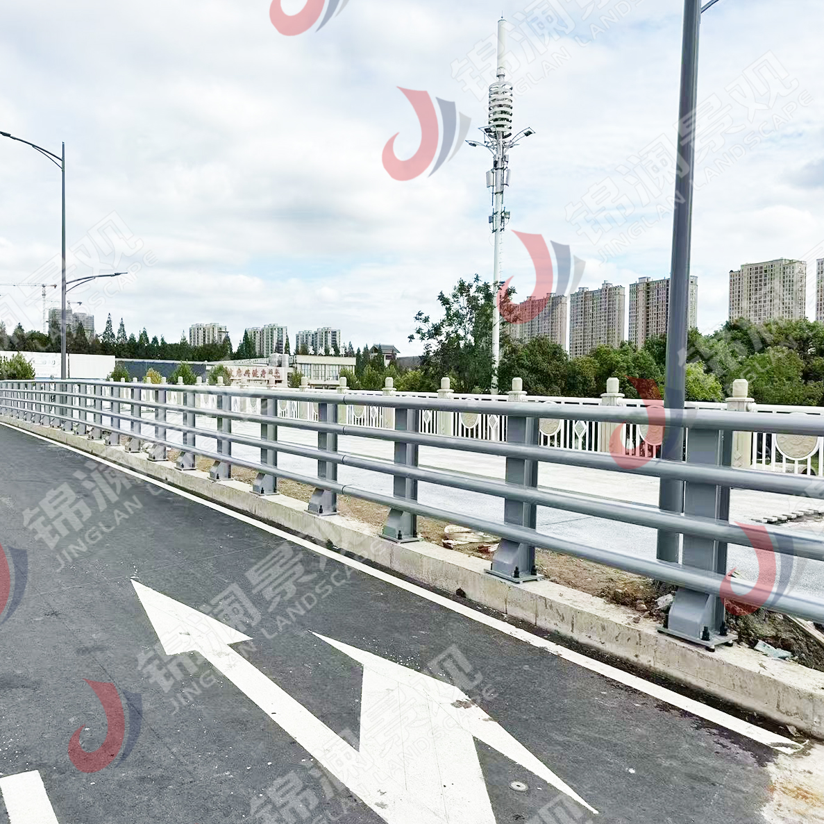 景观栏杆,桥梁装饰,铸造石,晶铸石,精铸石,铝合金栏杆,铝合金防撞护栏,UHPC装饰挂板,UHPC清水板,GRC