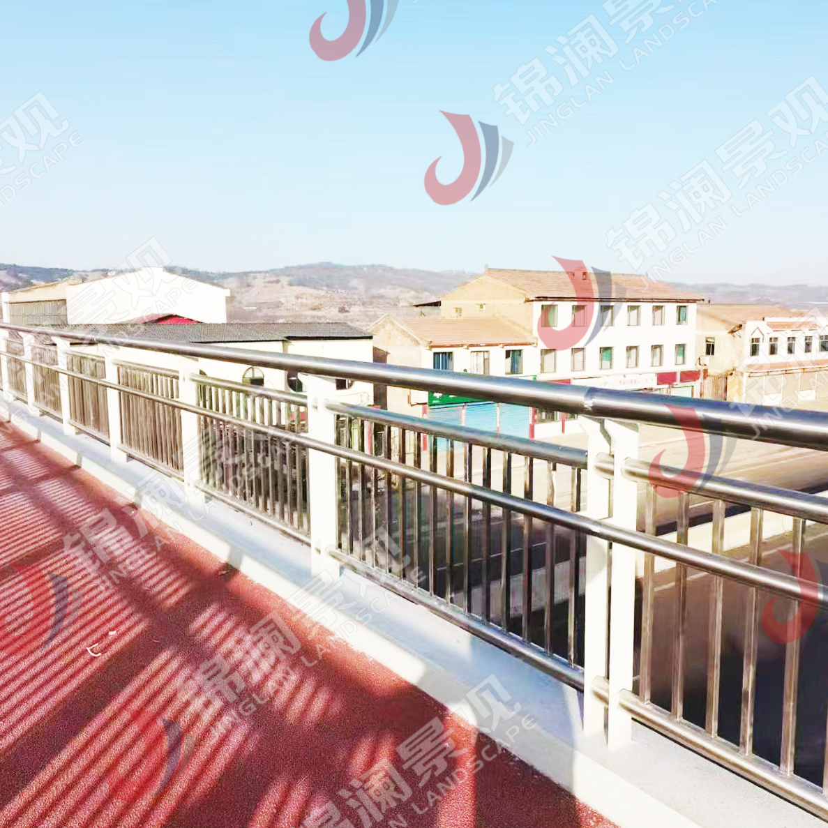 景观栏杆,桥梁装饰,铸造石,晶铸石,精铸石,铝合金栏杆,铝合金防撞护栏,UHPC装饰挂板,UHPC清水板,GRC