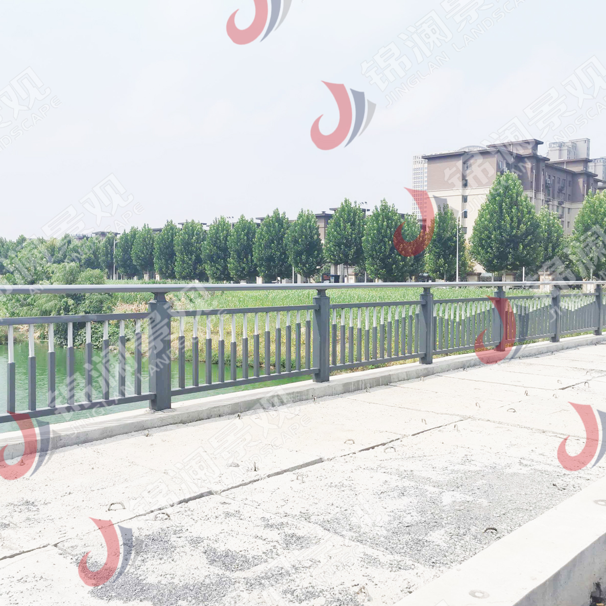 景观栏杆,桥梁装饰,铸造石,晶铸石,精铸石,铝合金栏杆,铝合金防撞护栏,UHPC装饰挂板,UHPC清水板,GRC