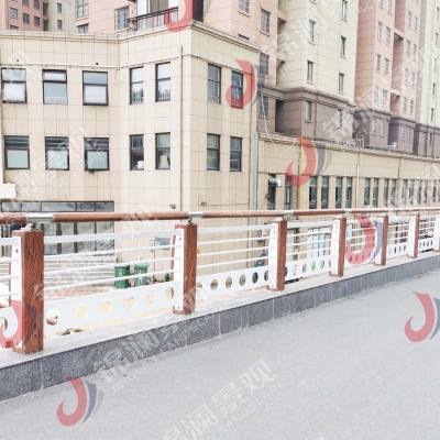 铸造石木锌钢桥梁护栏