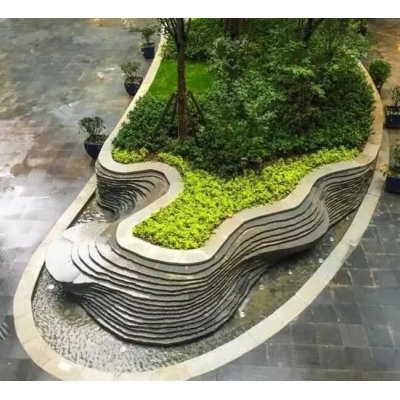 石英石景观树池