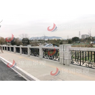 铸造石复合河道栏杆