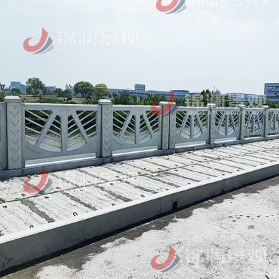 河南郑州桥梁改造精铸石景观复合栏杆