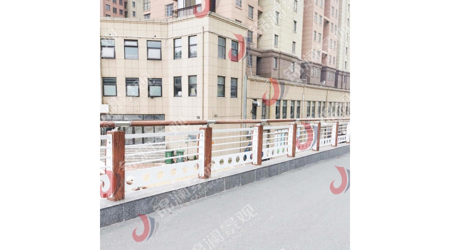 铸造石木锌钢桥梁护栏