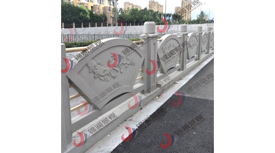 铸造石桥装栏杆精品