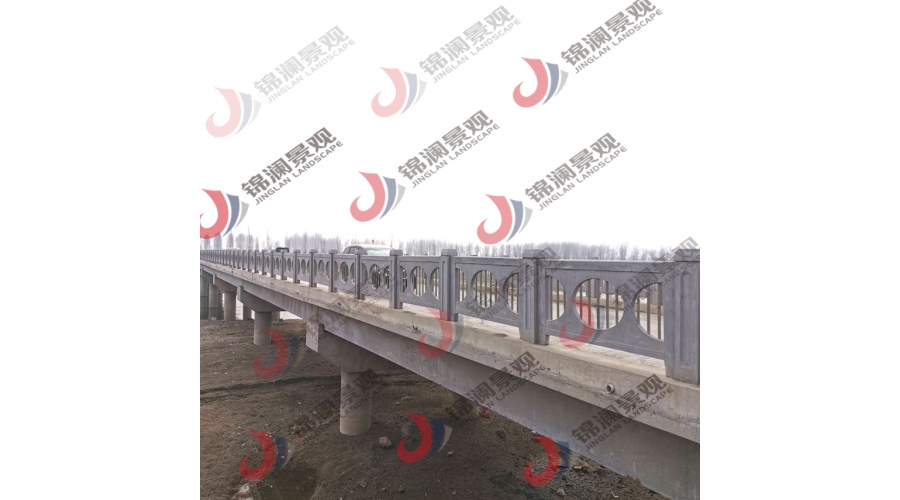 铸造石复合栏杆花岗岩肌理