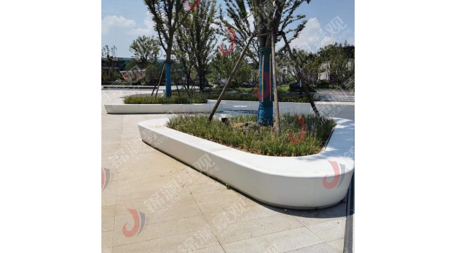 浙江人造石树池坐凳-安徽锦澜景观装饰