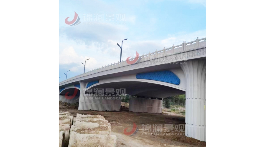 铸造石桥梁装饰挂板 桥梁装饰 包装桥精品